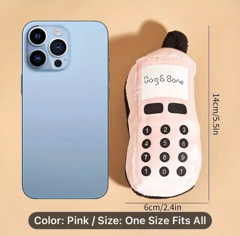 Doggie Cell Phone Plush Toy