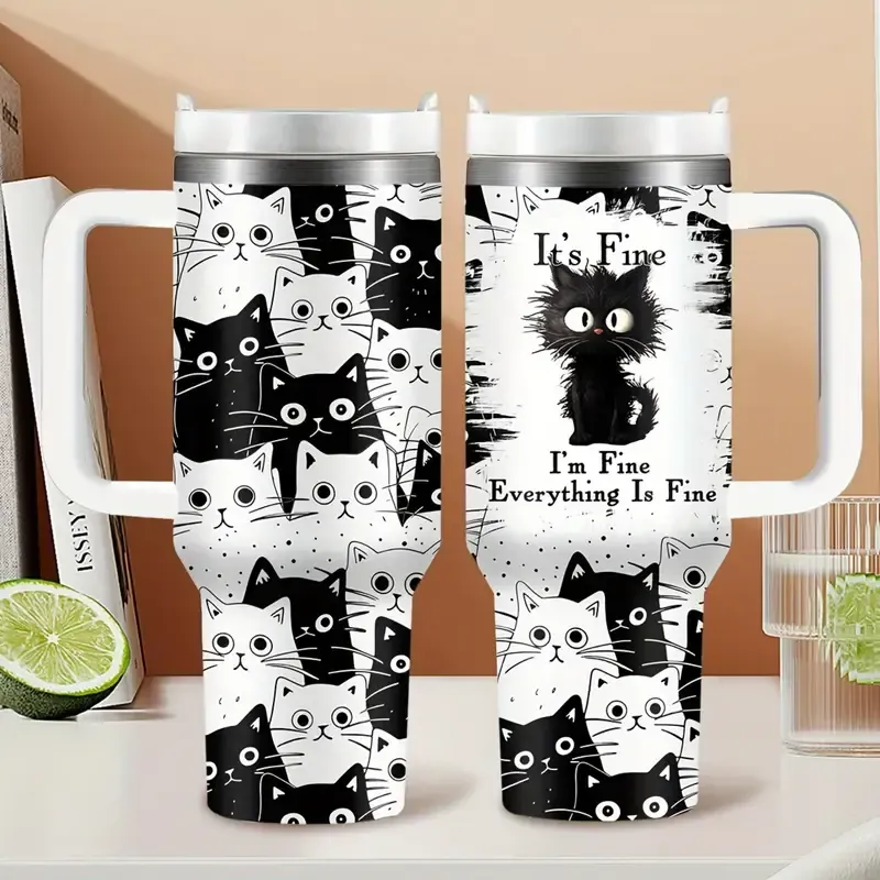 Cat  Mom Tumbler