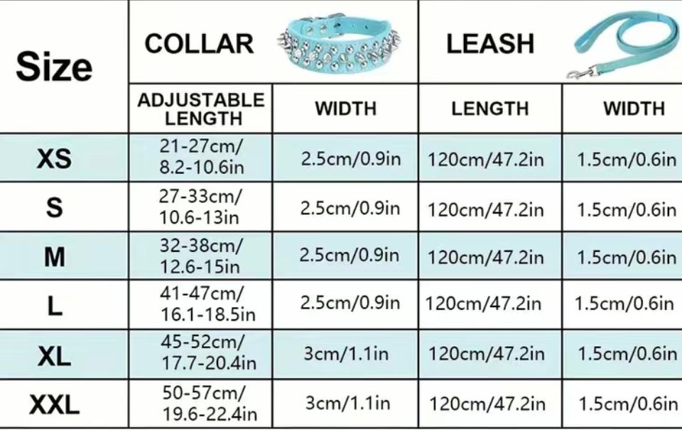 Dog Spike Cow Collar Small