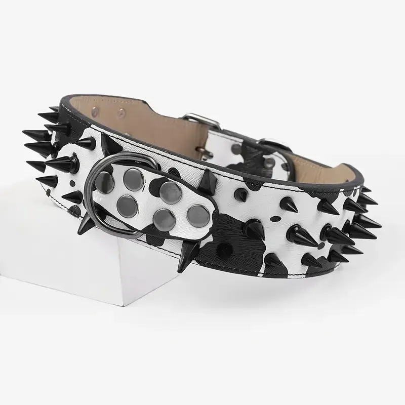 Dog Spike Cow Collar Large