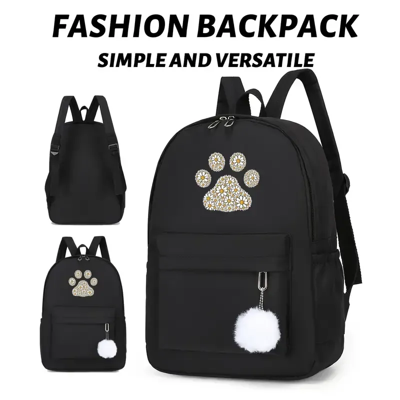 Daisy Paw Print Back Pack