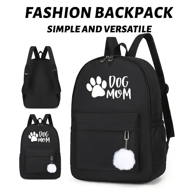 Dog Mom Back Pack Paw Print
