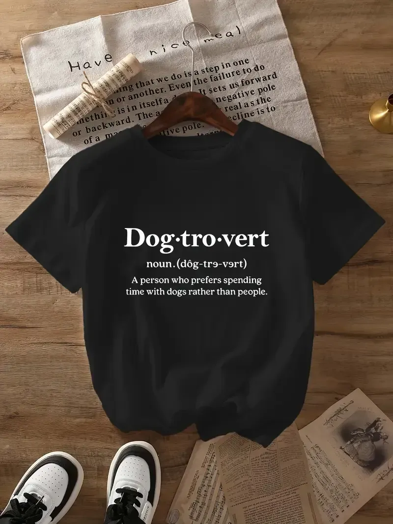 Dog-tro-vert Tee Black S/M