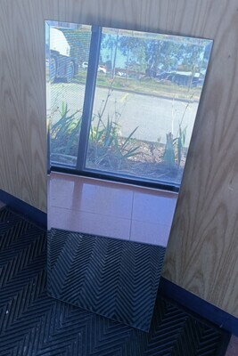 Frameless Mirror 380mm x 1298mm Frameless Mirror 380mm x 1298mm