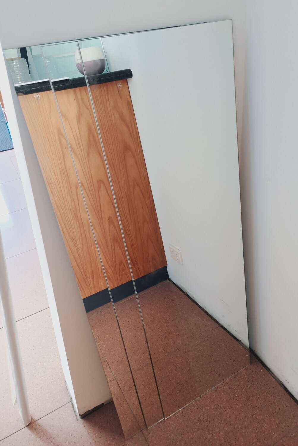 3 Frameless Mirror 380mm x 1205mm