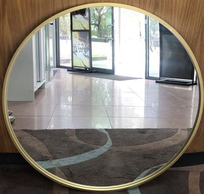 Gold framed Mirror - 600mm diameter Gold framed Mirror - 600mm diameter