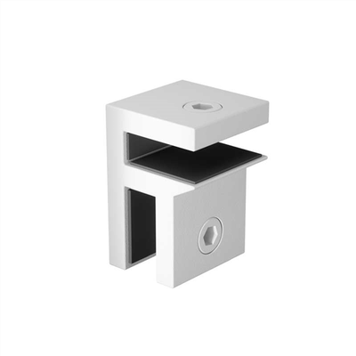 glass brace bracket small white