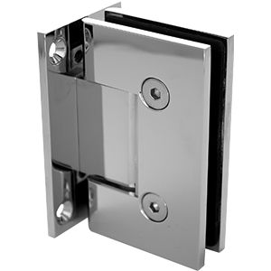glass to wall chrome centered hinge
