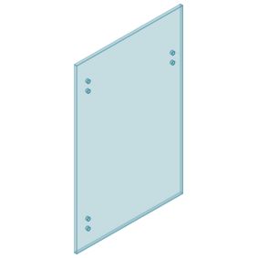 8mm glass gate 750W x 1200H
