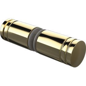 25mm door knob gold