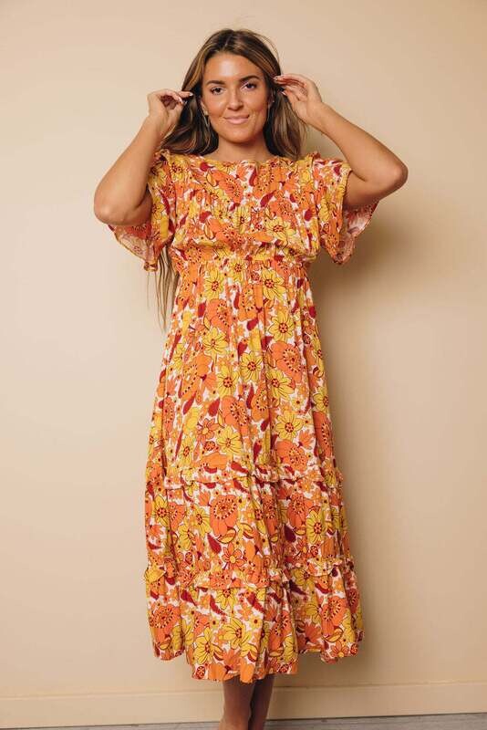 Vance Bohemian Floral Dress