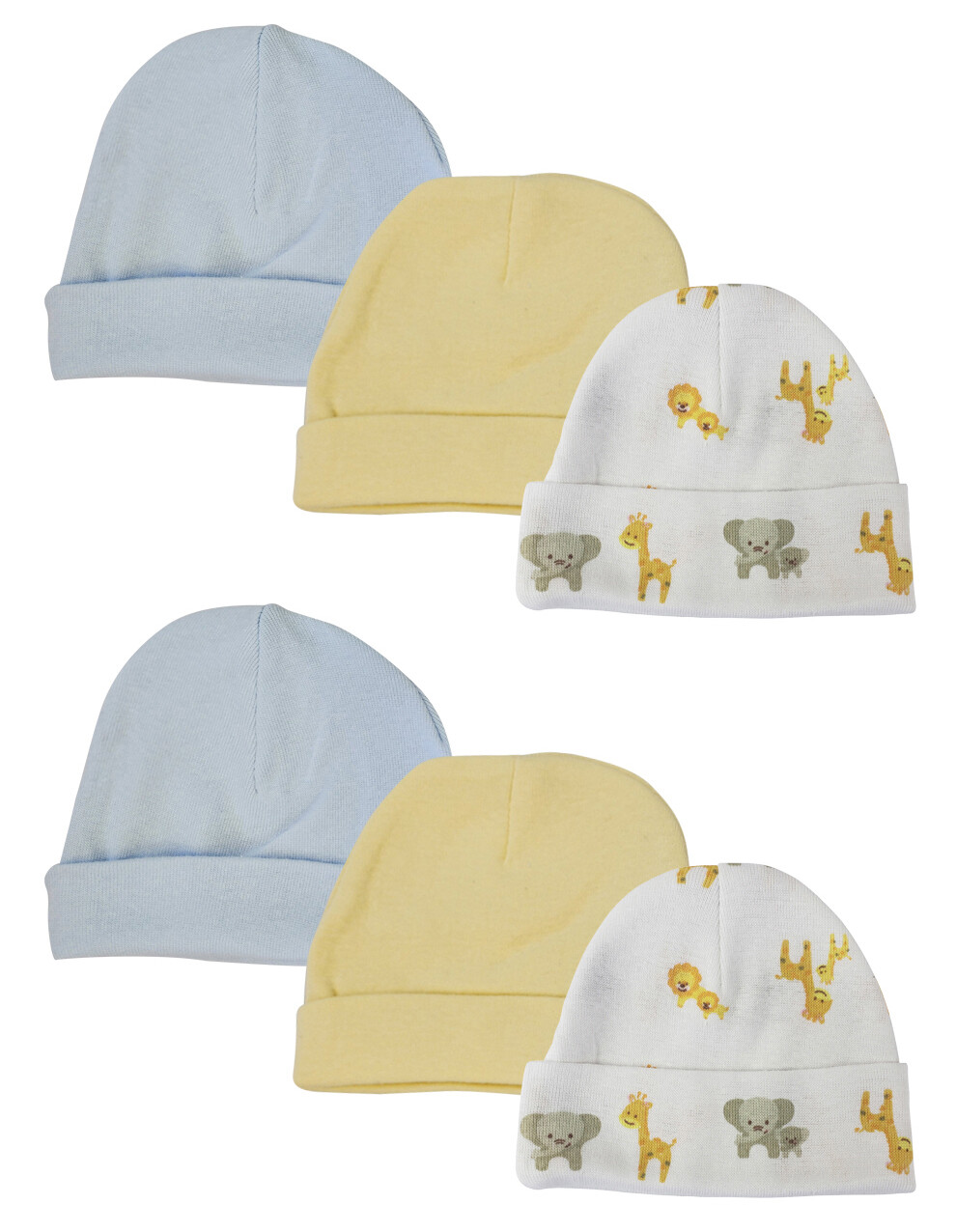 Baby Boys Caps (Pack of 6)
