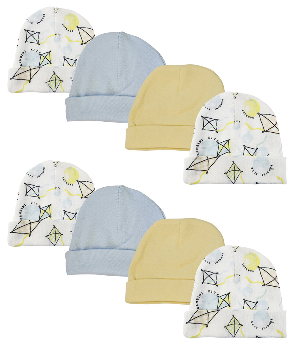 Baby Boys Caps (Pack of 8)