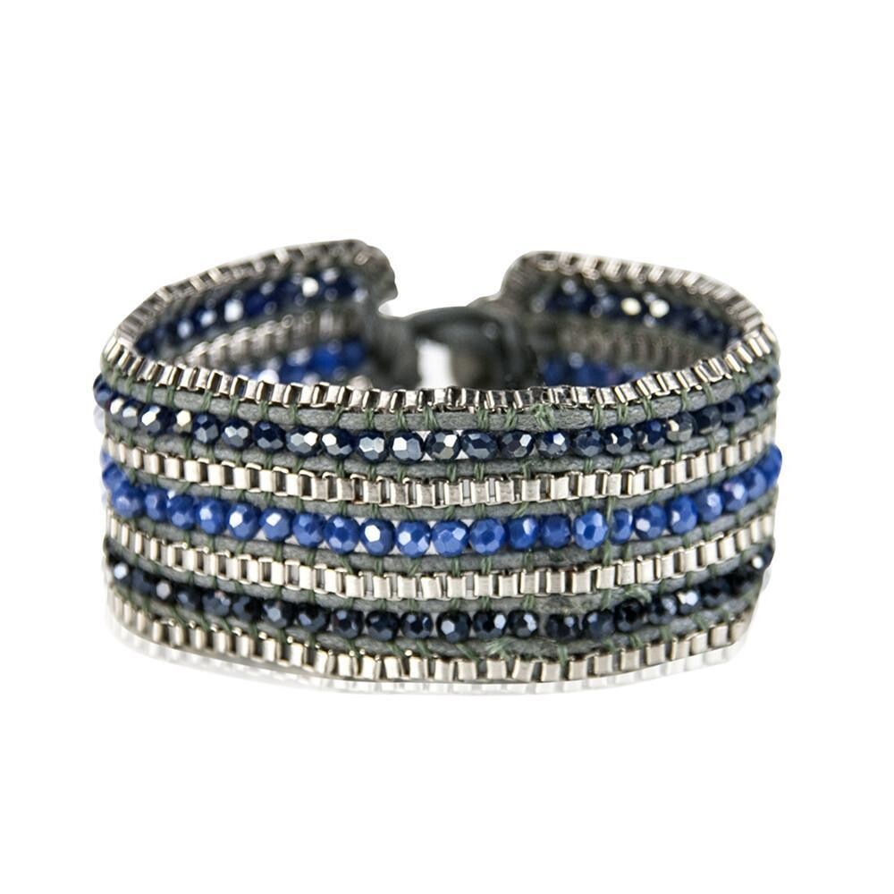 Looped Bracelet -Sapphire