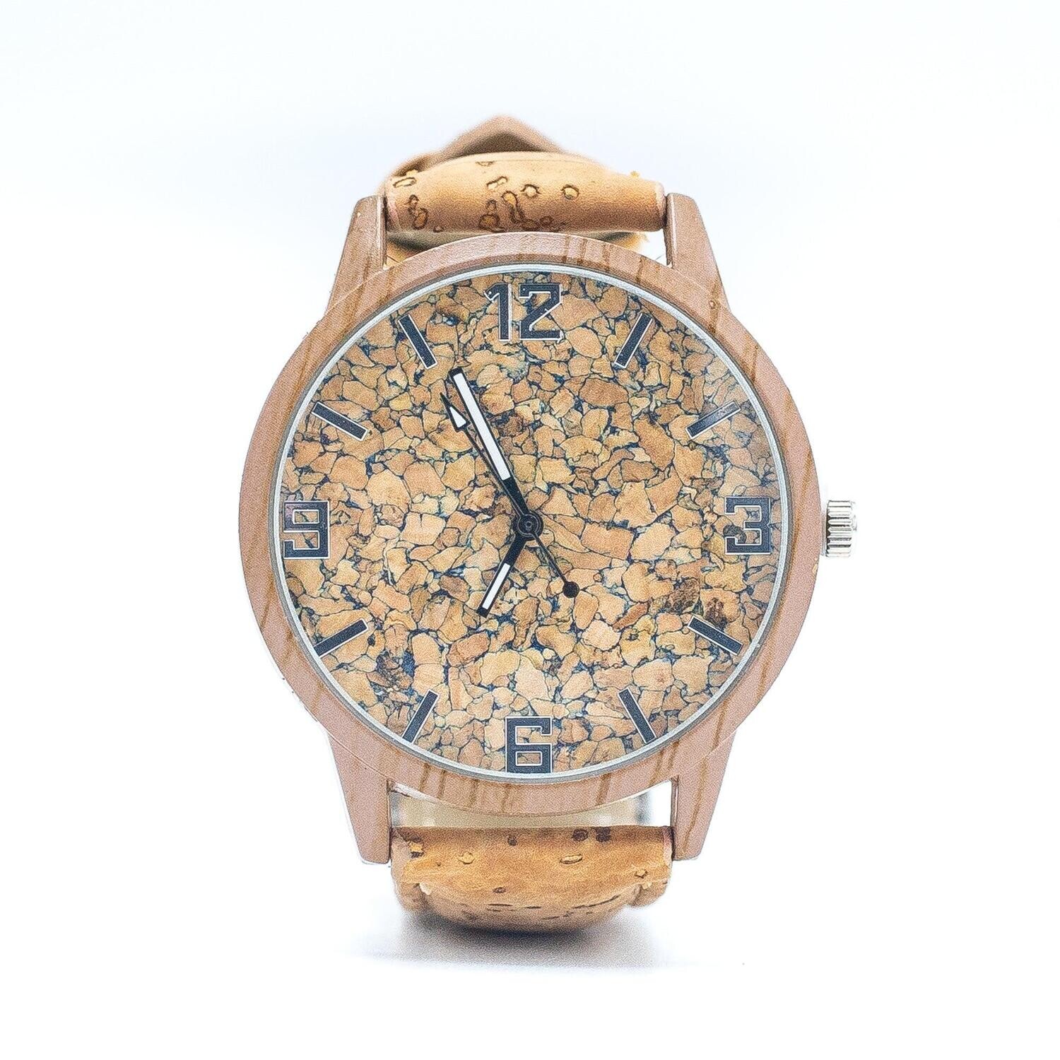 Unisex cork leather watch vegan WA-187