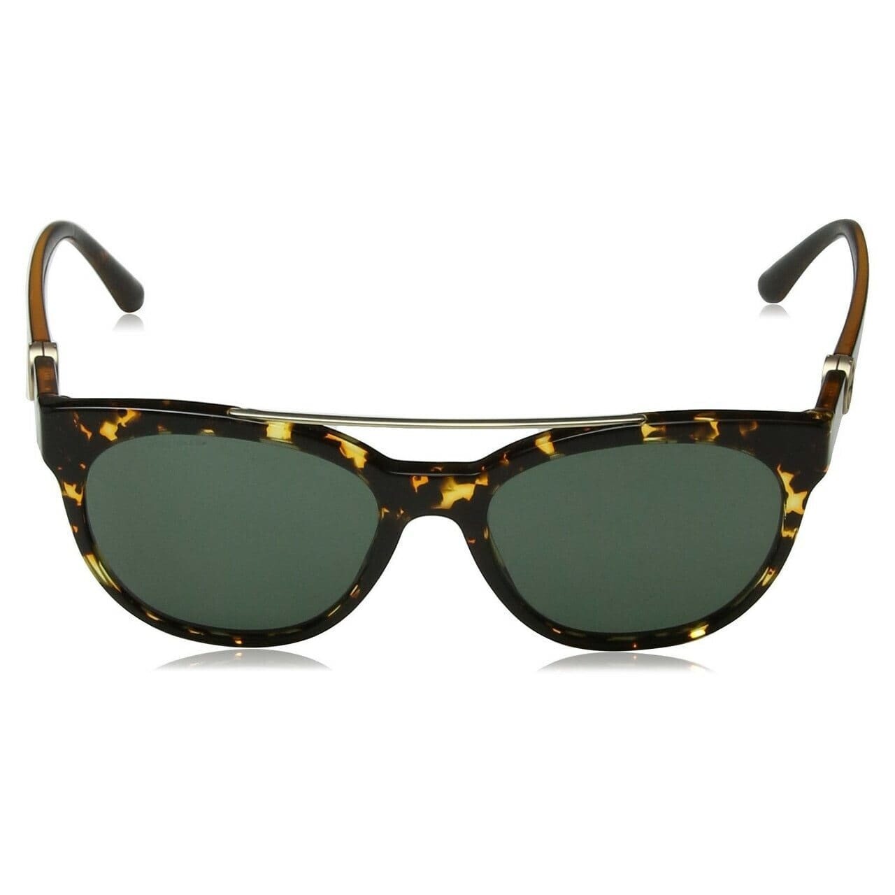 Giorgio Armani AR8050 529471 Havana Grey Green Full Rim Oval Sunglasses