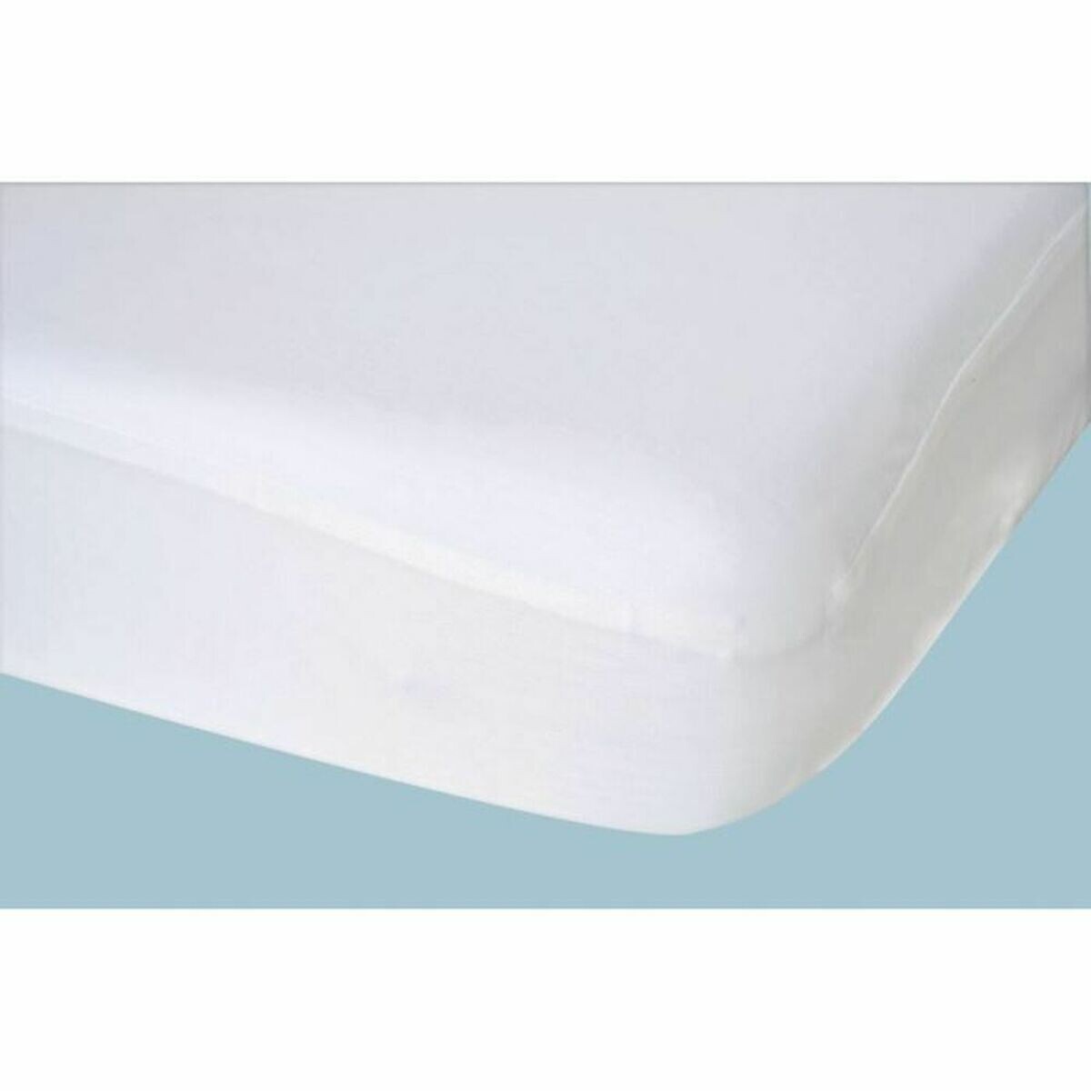 Fitted bottom sheet Domiva White Impermeable