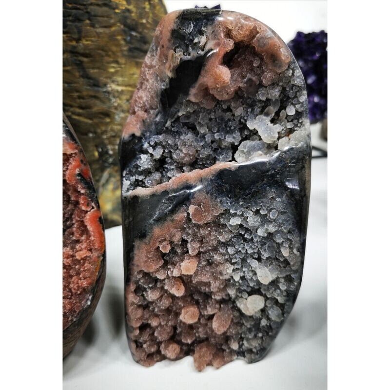 Piece rainbow amethyst with formations