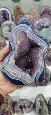Amethyst special body agate lines