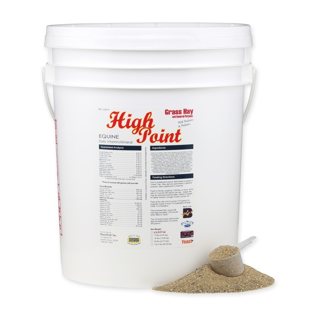 High Point Daily for Alfalfa Based Diets