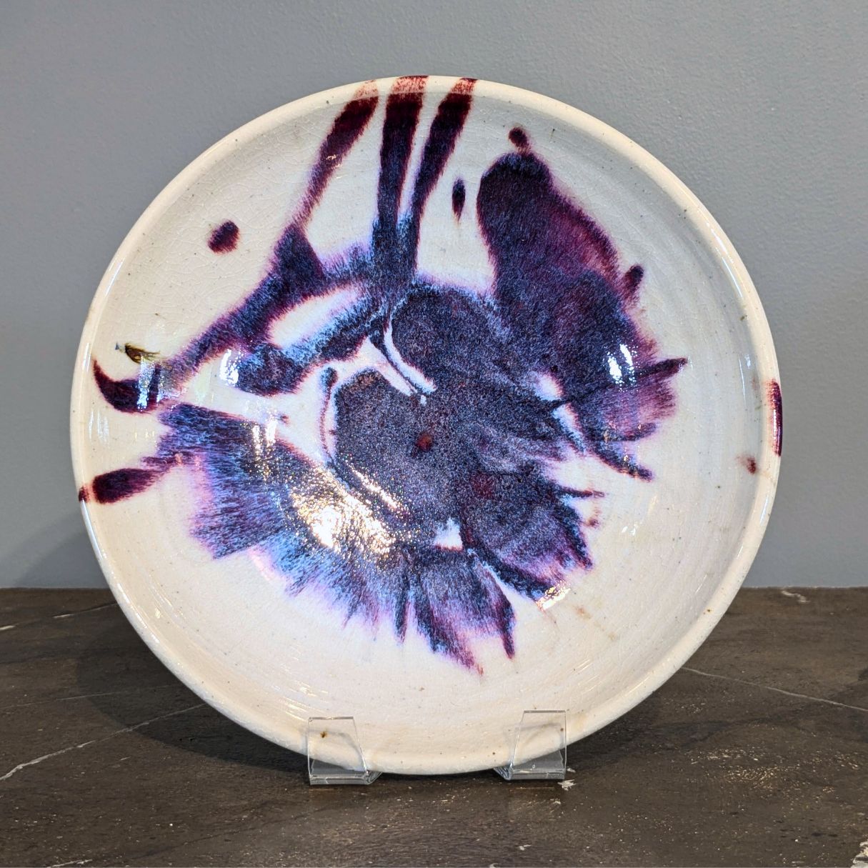 JT Abernathy Flambe Low Bowl