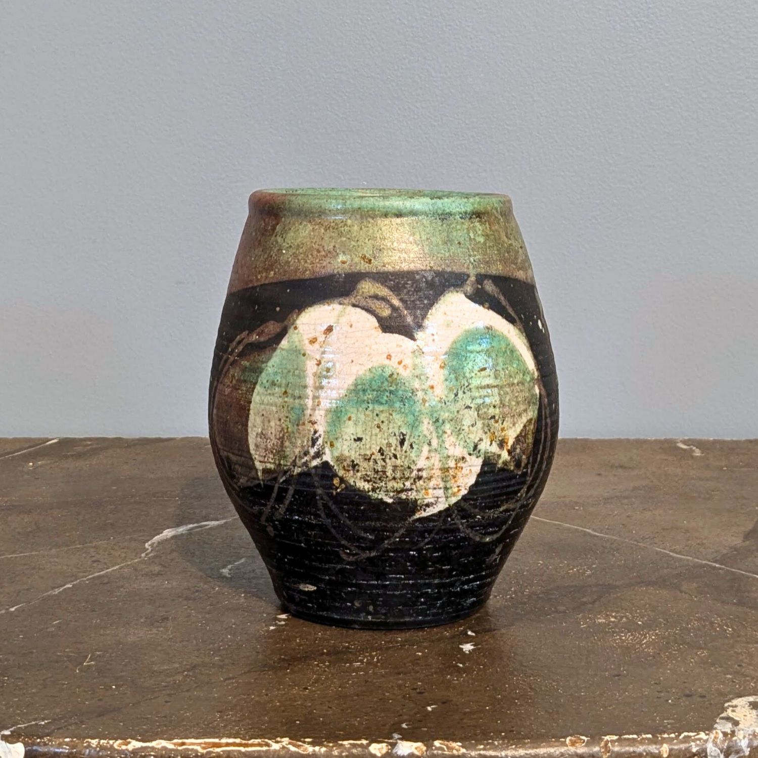 JT Abernathy Raku Vase