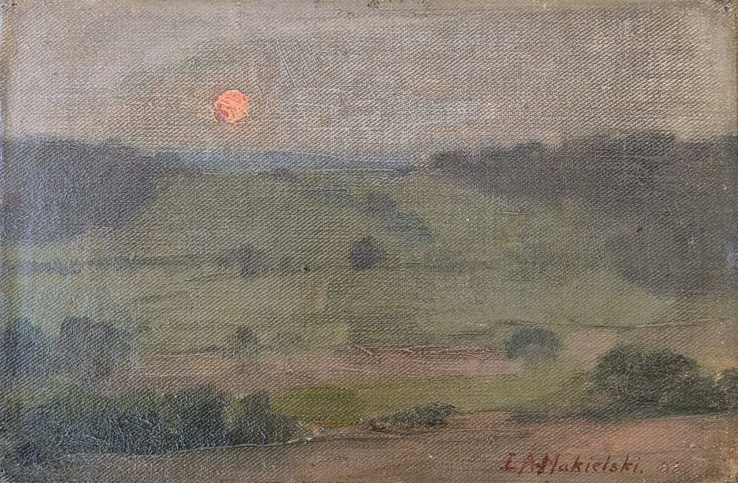 Setting Sun, During Forest Fires