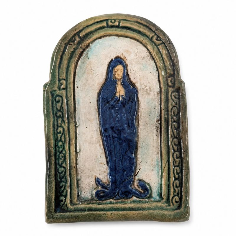 Pewabic Pottery Madonna Tile