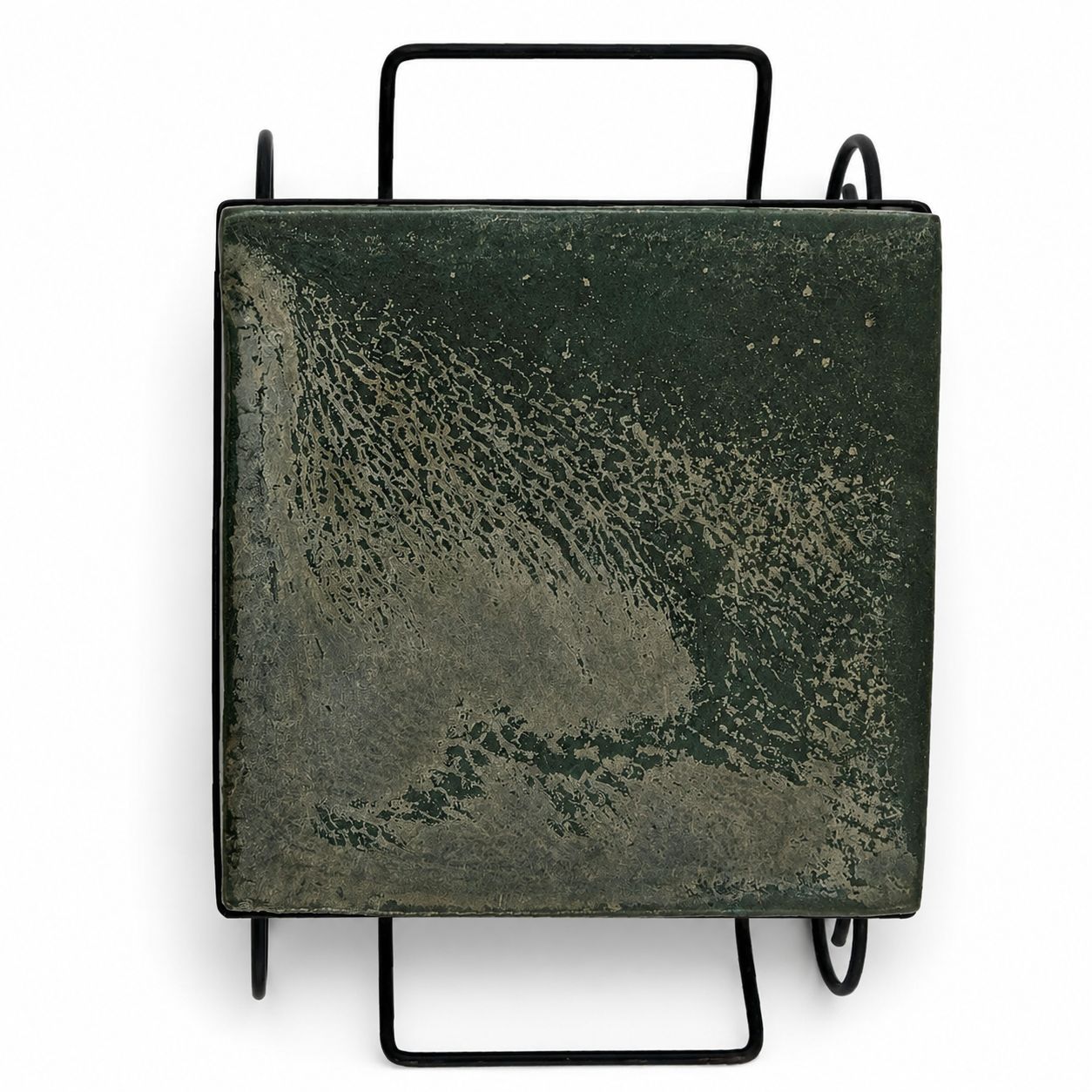 Pewabic Pottery Trivet Tile & Book