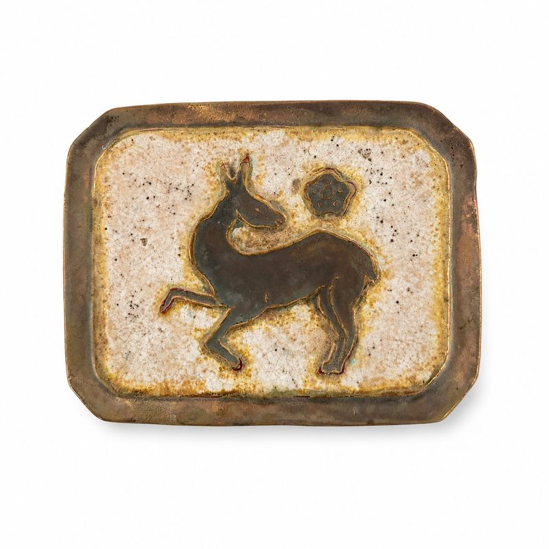 Pewabic Pottery Covered Box