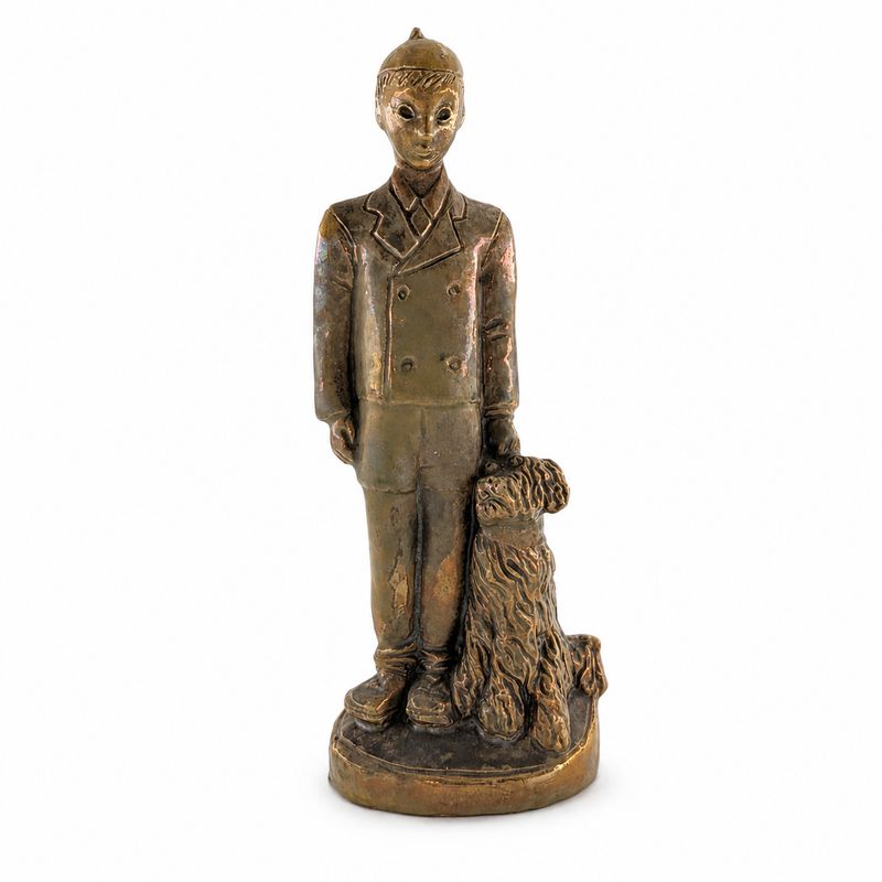 Gwen Lux Creighton for Pewabic Pottery Figure