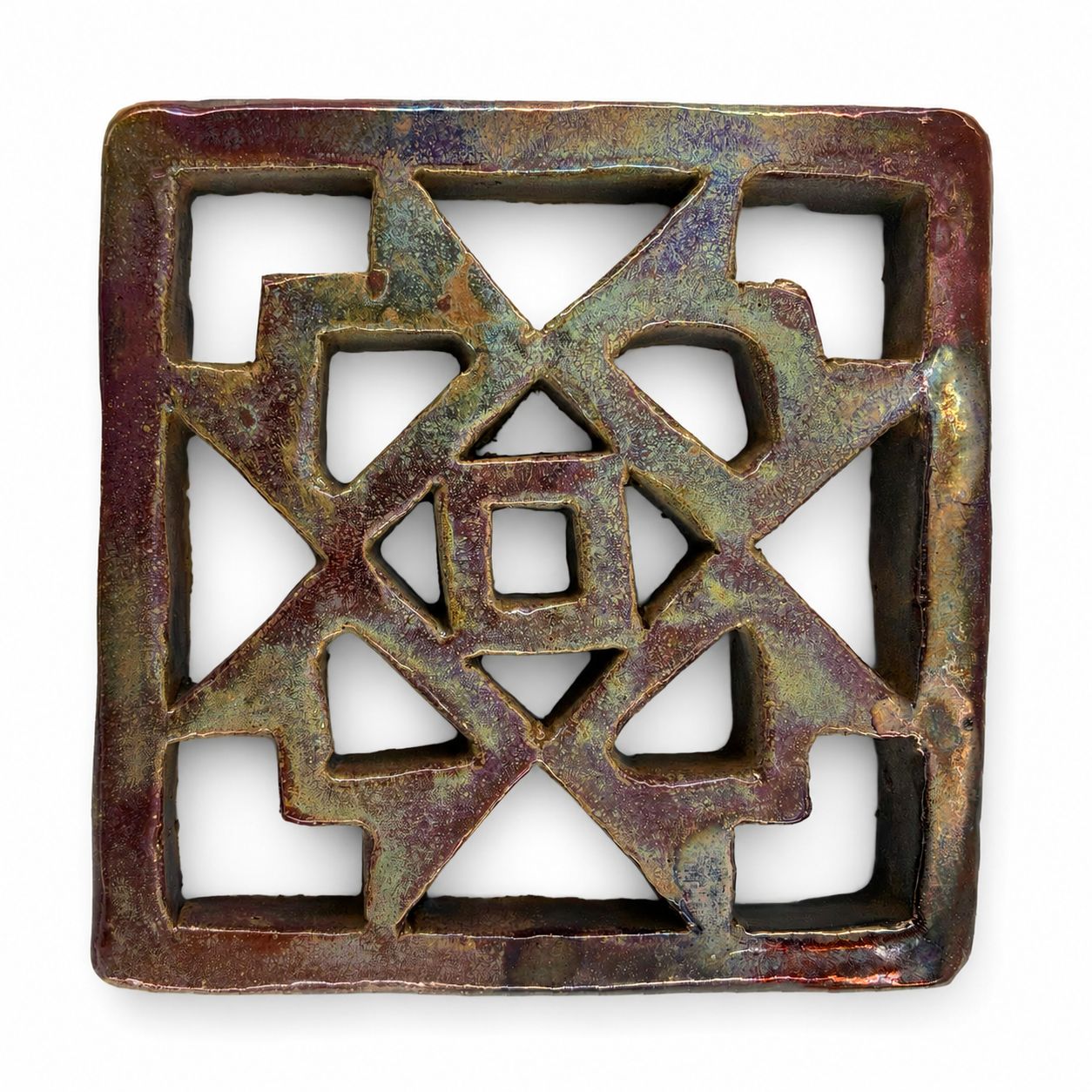 Pewabic Pottery Trivet Tile