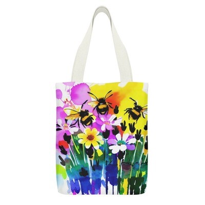BEE FRESH Canvas Tote with Inner Pocket