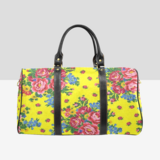 YELLOW FLORAL Small Travel Bag