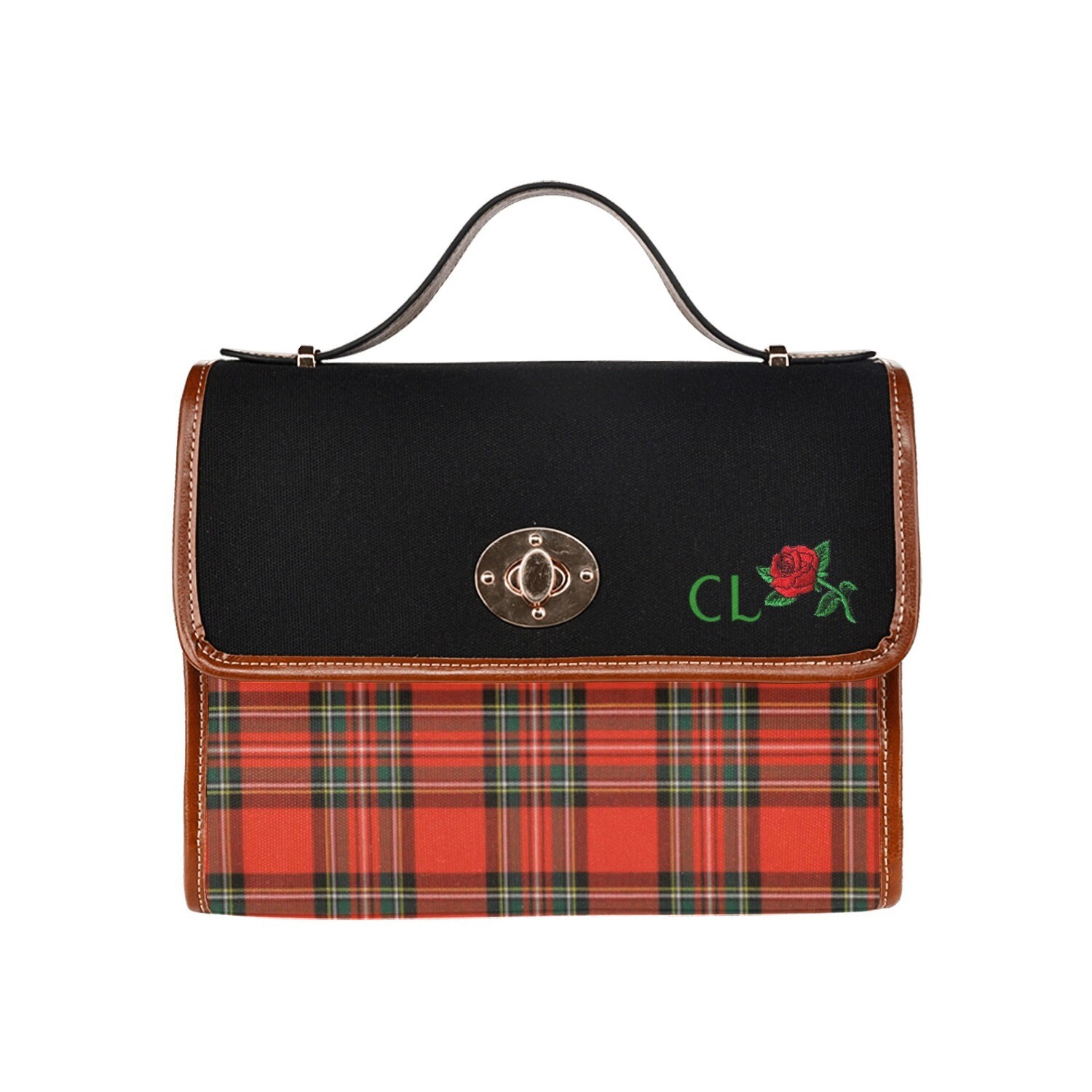 MAD FOR PLAID Classic Style Handbag Red