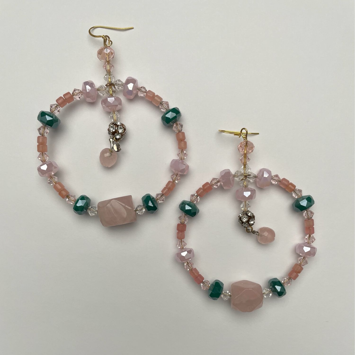Rose Quartz Earrings