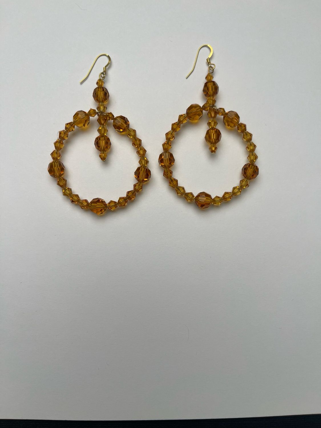 Topaz Loop Earrings