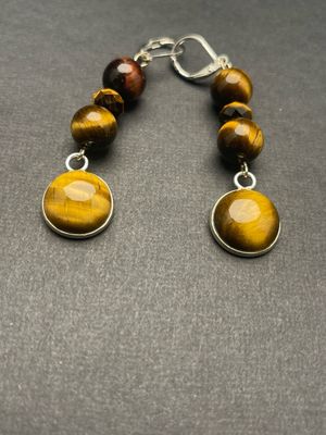 Tagye Earrings, Silver Ear Wire