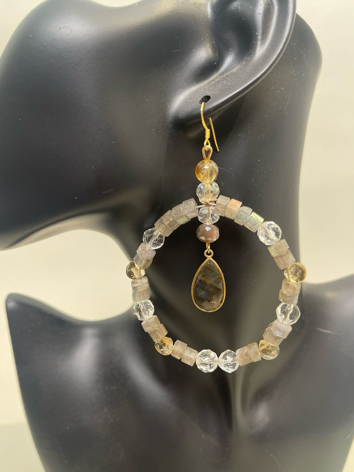 Clear Quartz, Labradorite, Citrine
