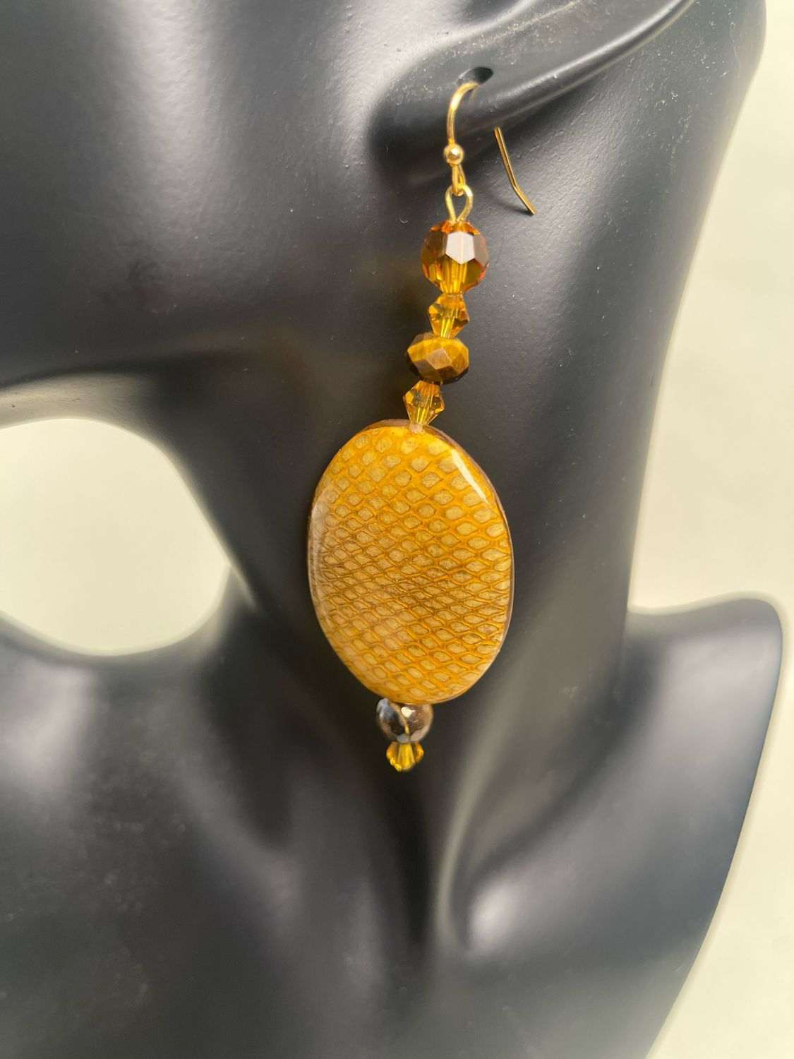 Earrings- Eel Skin, Tops