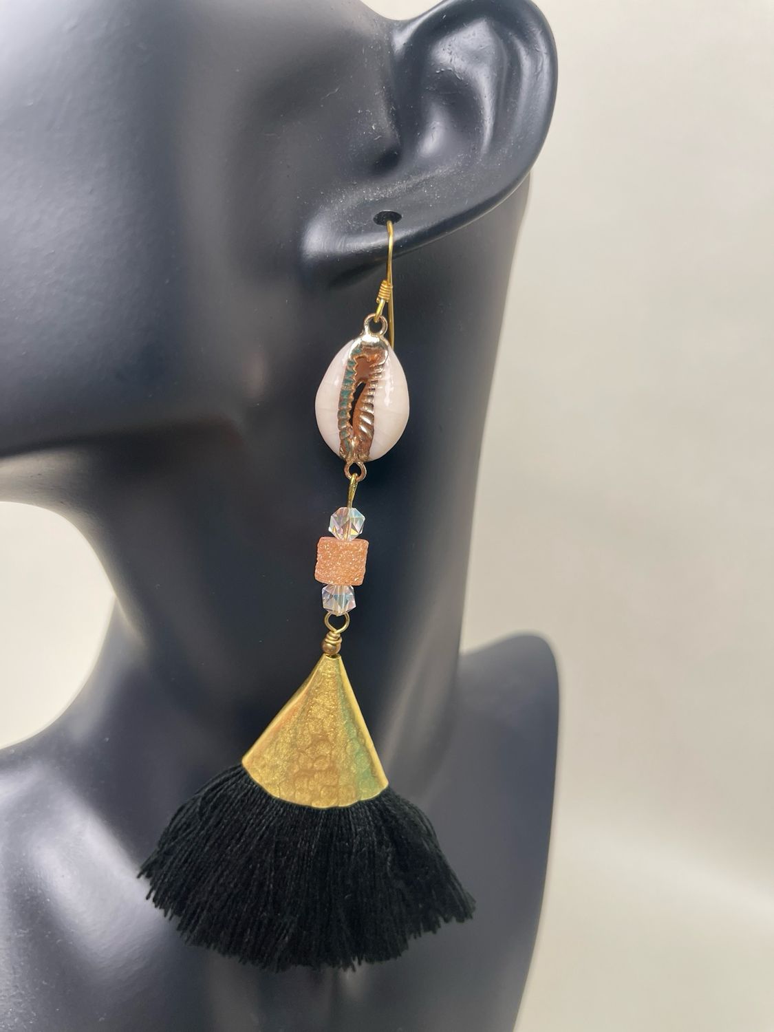 Earrings -cowrie Shell,
