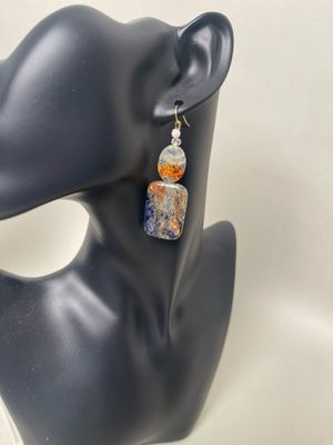 Earring- Sunder Sodalite,