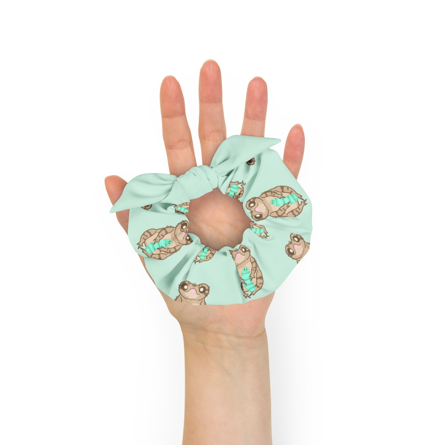Bearded Dragon Recycled Scrunchie