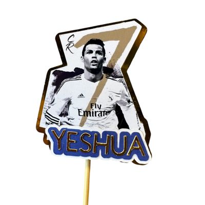 Christian Ronaldo, cupcake toppers   (Set of 12)