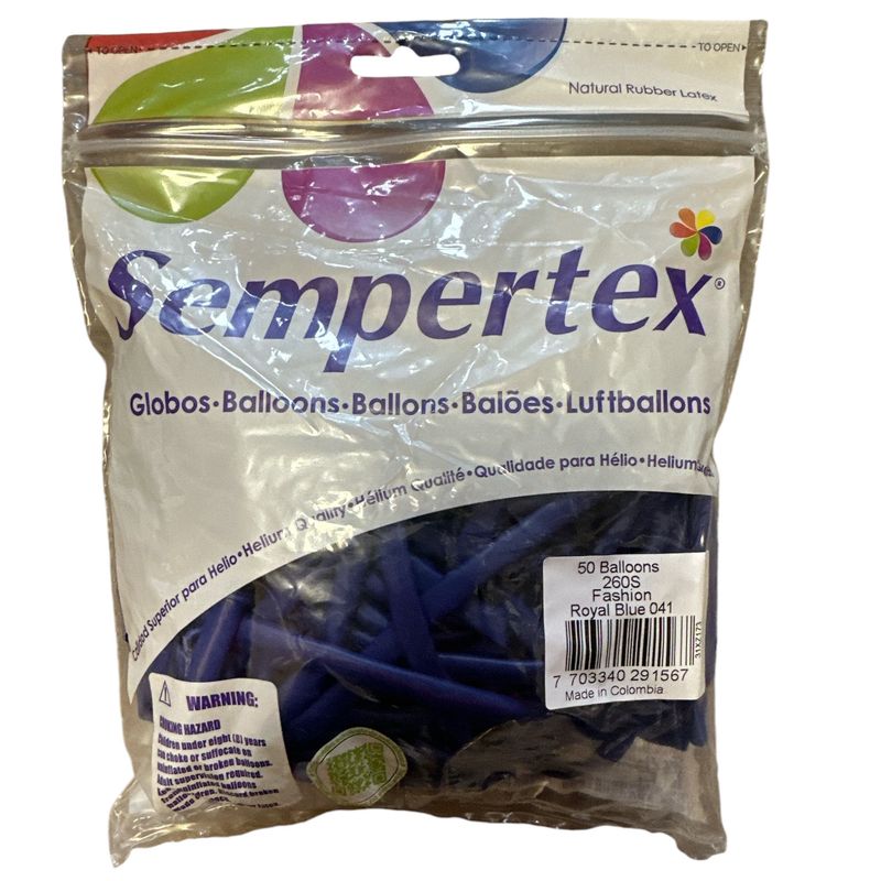 Sempertex -260 Royal Blue (50 Count)