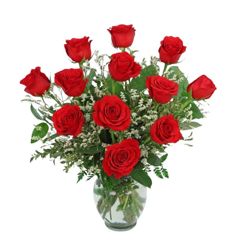 2 Dozen Red Roses