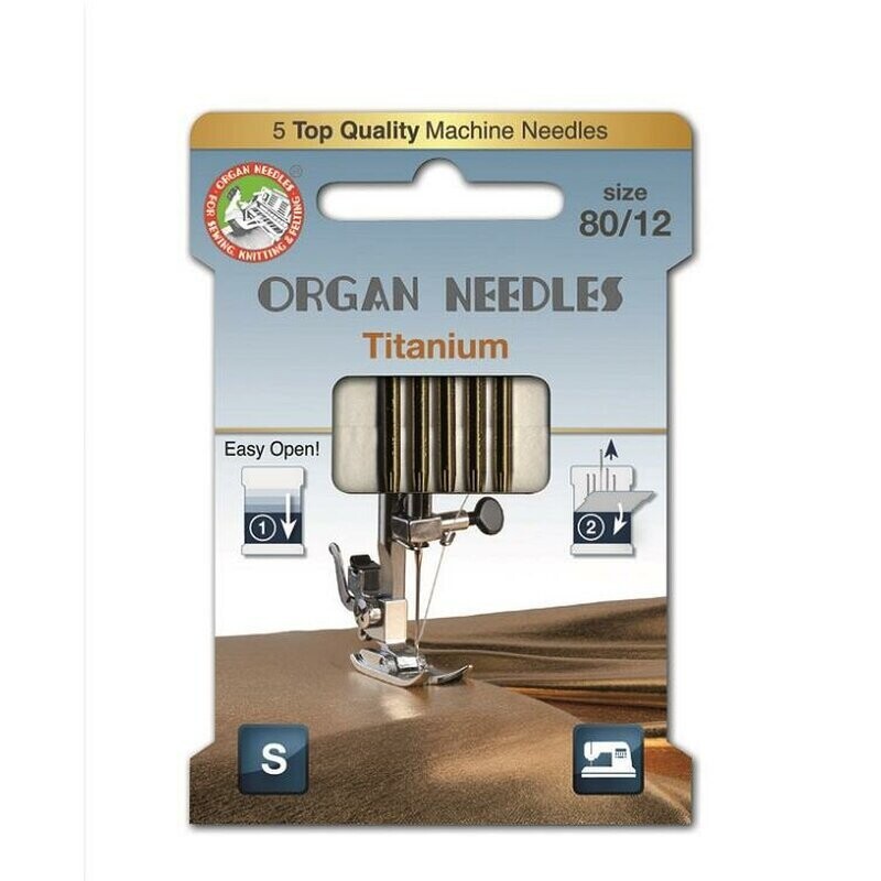 Titanium Nähnadel 80/14 Organ