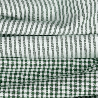 Baumwollstoff Vichy Streifen 3mm grün/weiß Baumwollstoff Vichy Streifen 3mm grün/weiß