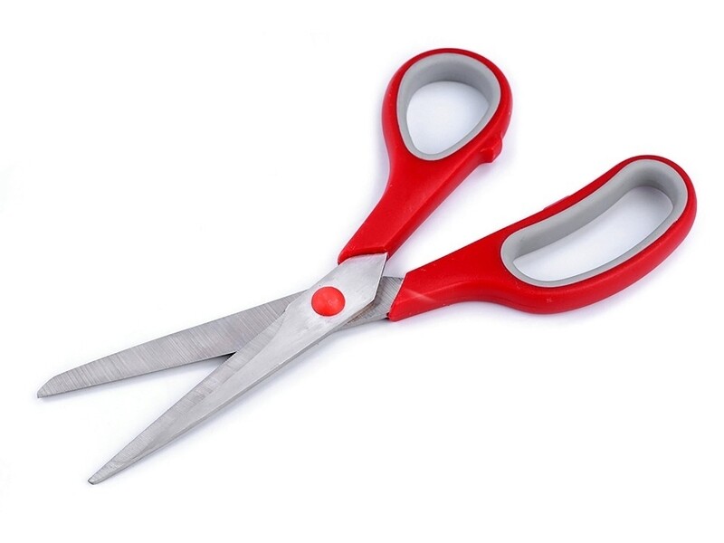 Schneiderschere rot 21cm und 25cm Schneiderschere rot 21cm und 25cm