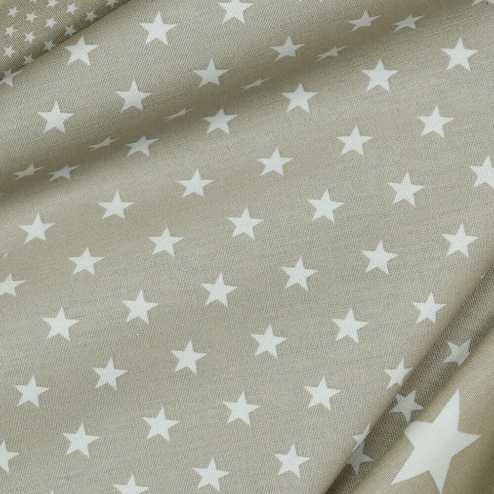 Popeline mit kleinen Sternen